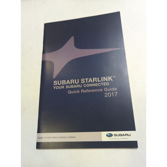 2017 Subaru WRX WRX STI Owners Manual Set with Case W/Starlink Owner's Manual - Picture 12 of 16